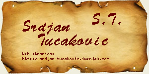 Srđan Tucaković vizit kartica